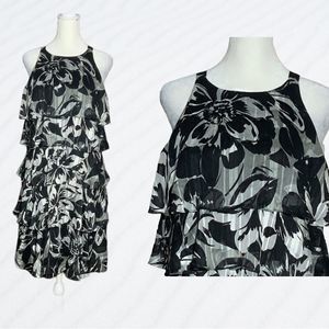 Collection Dress Barn Tiered Baby Doll Dress Size 8